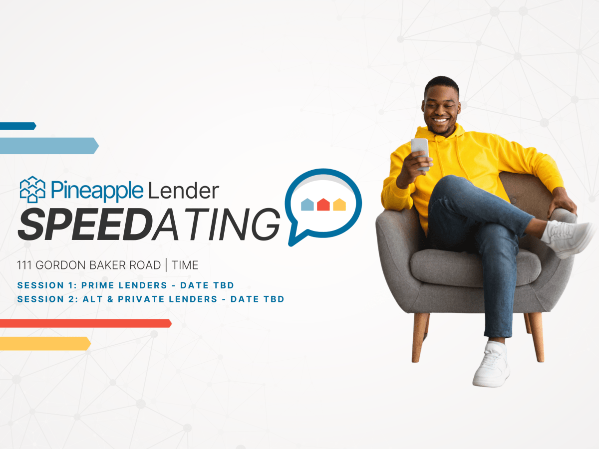 Pineapple Lender & Vendor Speed Dating is&nbsp;Back!